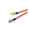 BAISULI Coaxial RG400 Double Shielded Cable SMA Male SMA Female Jack to N Male Plugs Connector Coaxial Pigtail Jumper Adapter(SMA F to N F,5Meter) view 1
