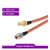 BAISULI Coaxial RG400 Double Shielded Cable SMA Male SMA Female Jack to N Male Plugs Connector Coaxial Pigtail Jumper Adapter(SMA F to N F,5Meter) view 2