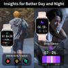 HCHLQL Smart Watch 2.09" Fitness Tracker AI Smartwatch for Men Women for Samsung Android Phones iPhone with Calling/Text Pedometer Heart/Bloo d Oxyge n/Sleep Monitor 2 Bands Christmas (White) view 3