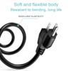 AC Power Cord Cable Compatible with Samsung S27R650FDN F24T650FYN LF24T650FYNXGO LED Monitor view 2