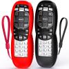 2PACK Case Cover for DirecTV RC73 Remote, RC70 RC70H RC71 RC71H RC72 RC73B Voice Remote Control Skin Sleeve Black Red view 1