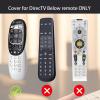 2PACK Case Cover for DirecTV RC73 Remote, RC70 RC70H RC71 RC71H RC72 RC73B Voice Remote Control Skin Sleeve Black Red view 2