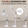 KALVISH 2500 Lumens 10X Magnifier Esthetician Light, Flexible Gooseneck view 4