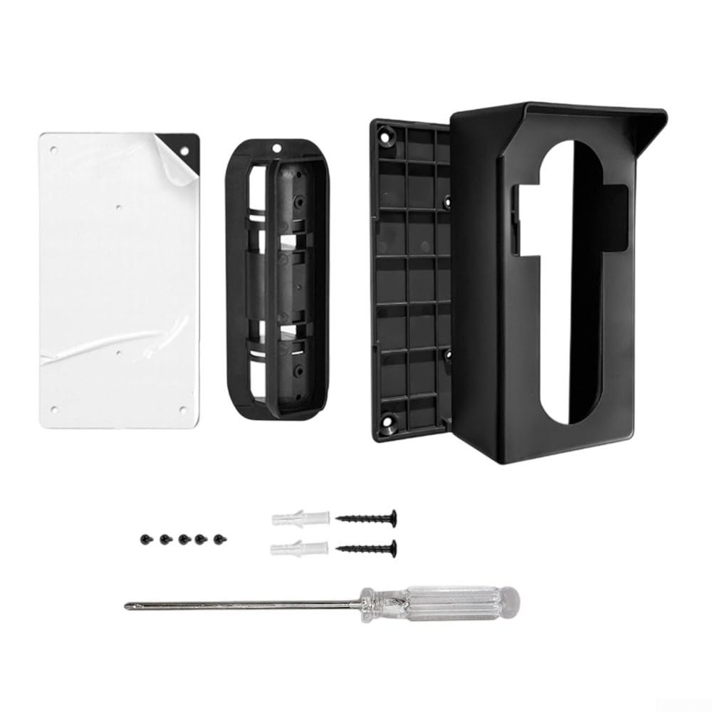 Adjustable Video Doorbell Bracket, Rotatable Angle Ring Bracket Rotating Shell, Provides Enhanced Home Surveillance Coverage