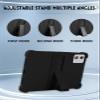 10" Case for SVITOO Tab 10/P10/PL001 Android 15 Tablet, FJIASTB Soft Silicone Kids Friendly Protective Cover with Adjustable Stand, Drop-Proof (Black) view 4