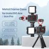 Aluminium Alloy Frame Mount Housing Case for Pro with 2 Cold Shoe and Lens Cap, Lightweight and Durable - Secure Stability, Flip - Friendly Screen, Versatile Vertical Horizontal view 2