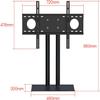 Table Top TV Stand,TV Stand Mount with Thickened Steel Plate Base,Thickened Double Column Design,Tabletop TV Base Fits 37-70 Inch Ultra Slim TVs TV Mount TV Stand view 2