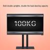 Table Top TV Stand,TV Stand Mount with Thickened Steel Plate Base,Thickened Double Column Design,Tabletop TV Base Fits 37-70 Inch Ultra Slim TVs TV Mount TV Stand view 3