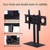 Table Top TV Stand,TV Stand Mount with Thickened Steel Plate Base,Thickened Double Column Design,Tabletop TV Base Fits 37-70 Inch Ultra Slim TVs TV Mount TV Stand view 4