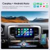 10.2'' Car Radio Stereo Upgrade for Dodge Ram 1500 2013-2018, Android 13 Touch Screen with CarPlay, Android Auto, 4+64G,GPS Navigation,1080P Backup Camera,SWC,Bluetooth,WiFi,FM,AM view 2