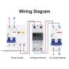 40A 63A 80A Adjustable Surge Protector Over Under Voltage Protector Relay 110V 120V Automatic Transfer Switch(63A) view 3