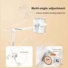 Book Reading Stand for Bed with Adjustable Book Clip Cook Book Stand 180-degree Rotatable with Aluminum Arm Ipad Holder for Bed Ergonomic Off White (Off White) view 2