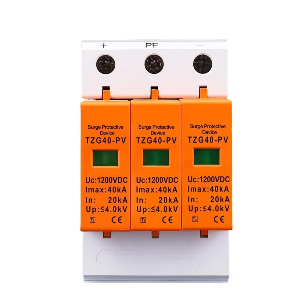 TZG40-PV SPD DC 1200V 20KA~40KA House Surge Protector Protective Low-voltage Arrester Device(1200V)