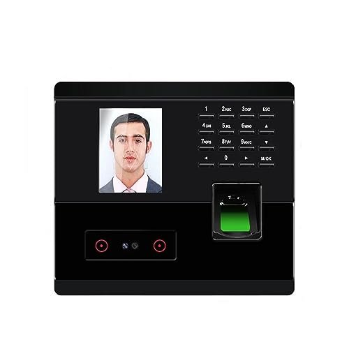Clocking in Machine, Biometric Fingerprint Face Login Recognition Time Attendance and Access Control Machine USB Time Clcok Use Electric Lock for Employees,Fa2001