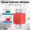 AC SPD 2P 275V 385V 420V 20KA 40KA 60KA House Lightning Surge Protector Protection Protective Low-voltage Arrester Device(385V,30-60KA) view 2