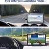 GPS Navigator for Car Truck RV, Latest 2025 Map, 7 inch Touch Screen Real Voice Spoken Turn-by-Turn Direction Reminding Navigation System for Cars, Vehicle GPS with Speed and Red Light Warning view 4