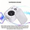 Diinpaul 3.5 inch Outdoor Speakers Wired, Waterproof Wall Mount Speakers, Ideal for Patio, Poolside, Garage, Pair, White view 2