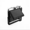 M6 Case, Genuine Leather Camera Half Case for Canon Eos M6 Cover Bag Protecter with Hand Wrist Strap (Black) view 4