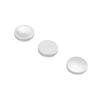 JianLing 3PCS Silver Aluminum Shutter Release Buttons Concave Convex Flat 10mm Universal SLR Button Accessories for Cameras with Tapered Thread Shutter Cable Connectors view 1