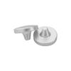 JianLing 3PCS Silver Aluminum Shutter Release Buttons Concave Convex Flat 10mm Universal SLR Button Accessories for Cameras with Tapered Thread Shutter Cable Connectors view 2
