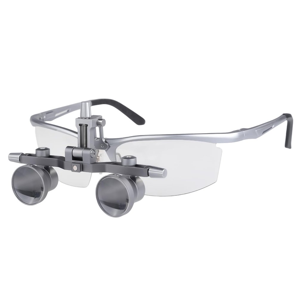 Binocular Loupes High Magnification loupe Magnifier Independently Adjustable Pupil Distance and Height (2.5X)