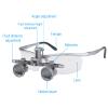 Binocular Loupes High Magnification loupe Magnifier Independently Adjustable Pupil Distance and Height (2.5X) view 3