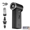 Compressed Air Dust Collector and Electric Blower, 130000RPM Cordless Rechargeable, Equipped with Brushless Motor and LED Display Screen, Used for Keyboards, Electronic Products, and Automobiles. view 1