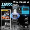 Compressed Air Dust Collector and Electric Blower, 130000RPM Cordless Rechargeable, Equipped with Brushless Motor and LED Display Screen, Used for Keyboards, Electronic Products, and Automobiles. view 2
