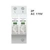 1P 2P AC 120V 175V 20KA-40KA Lightning Protector Surge Protective Device SPD With PE House Safety Electricity Protector(1P 175V) view 2