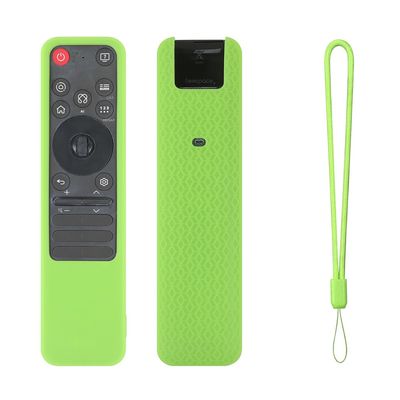 Protective Case Suitable for LG MR-25GA Remotes Soft Silicone Sleeve Housing Nonslip Texture Protector Cover Replacement (Fluorescent Green)