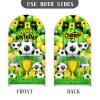 Championship Trophy Soccer Arch Backdrop Cover 6.6FT 2-Sided Round Stretchy Backdrop Sports Soccer Arch Cover for Sports Theme Birthday Party Photo Background Arch Stand Stretchy Decoration view 3