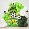 Championship Trophy Soccer Arch Backdrop Cover 6.6FT 2-Sided Round Stretchy Backdrop Sports Soccer Arch Cover for Sports Theme Birthday Party Photo Background Arch Stand Stretchy Decoration view 4