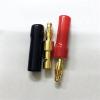10Pcs Gold Free Welding 4mm Banana Male Audio Lanterns Jack Acoustics Wire Connectors(5Black 5Red) view 3