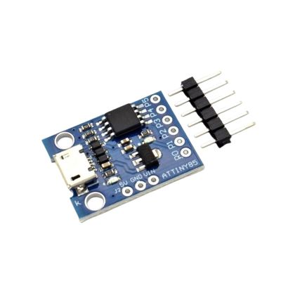 for ATtiny85 Digispark Kickstarter Micro USB Development Board Module for IIC I2C TWI SPI Low Power Microcontroller(ATTINY85 Blue)