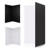 1x1M Photography Light Reflector, Collapsible Black/White Cardboard Reflector for Product Photo Shooting, 200x200cm Foldable Background Board for Studio view 1