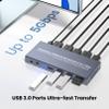 2 Port HDMI KVM Switch 1 Monitor 2 Computers, Control 2 PCs with 1 Set of Keyboard Mouse and 1 Monitor, 4K60Hz Support and USB 3.0 view 4