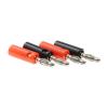 QWZTAEOZA 5 X 2 Colours Speaker Screw Banana Gold Plate Connectors 4mm Black Red view 1