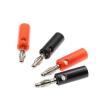 QWZTAEOZA 5 X 2 Colours Speaker Screw Banana Gold Plate Connectors 4mm Black Red view 4