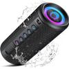 dotn Portable Bluetooth Speaker, 2026 Bluetooth 5.4 Wireless Speaker with 20W HD Loud Stereo Sound, 20H Playtime, LED Lights, IP7, TWS Pairing, Built-in Mic, for Outdoor, Home, Beach, Party, Gift view 1