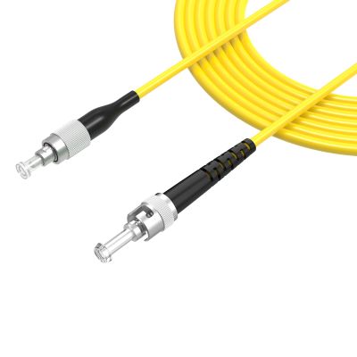 lidkew FC to ST Single Mode Fiber Patch Cable,75Meters 246ft Simplex 9/125m Ethernet Optical Patch Cord,LSZH Yellow
