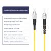 lidkew FC to ST Single Mode Fiber Patch Cable,75Meters 246ft Simplex 9/125m Ethernet Optical Patch Cord,LSZH Yellow view 4