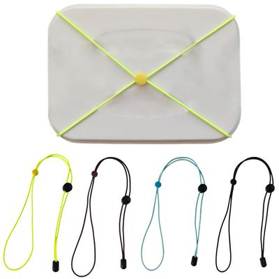 4PCS Fish Finder Cover Straps,Adjustable Fish Fishing Accessories Bungee Straps for Graph Screen Cover,Secures Up to 18 Inch Screens for Effective Protection