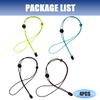 4PCS Fish Finder Cover Straps,Adjustable Fish Fishing Accessories Bungee Straps for Graph Screen Cover,Secures Up to 18 Inch Screens for Effective Protection view 4