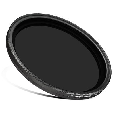 ARTCISE ND2-400 Variable ND Filter HD Optical Glass, Anti-Glare, Ultra-Thin Frame, Precision Threads, Adjustable Light Reduction for DSLR & Mirrorless Cameras (67mm)