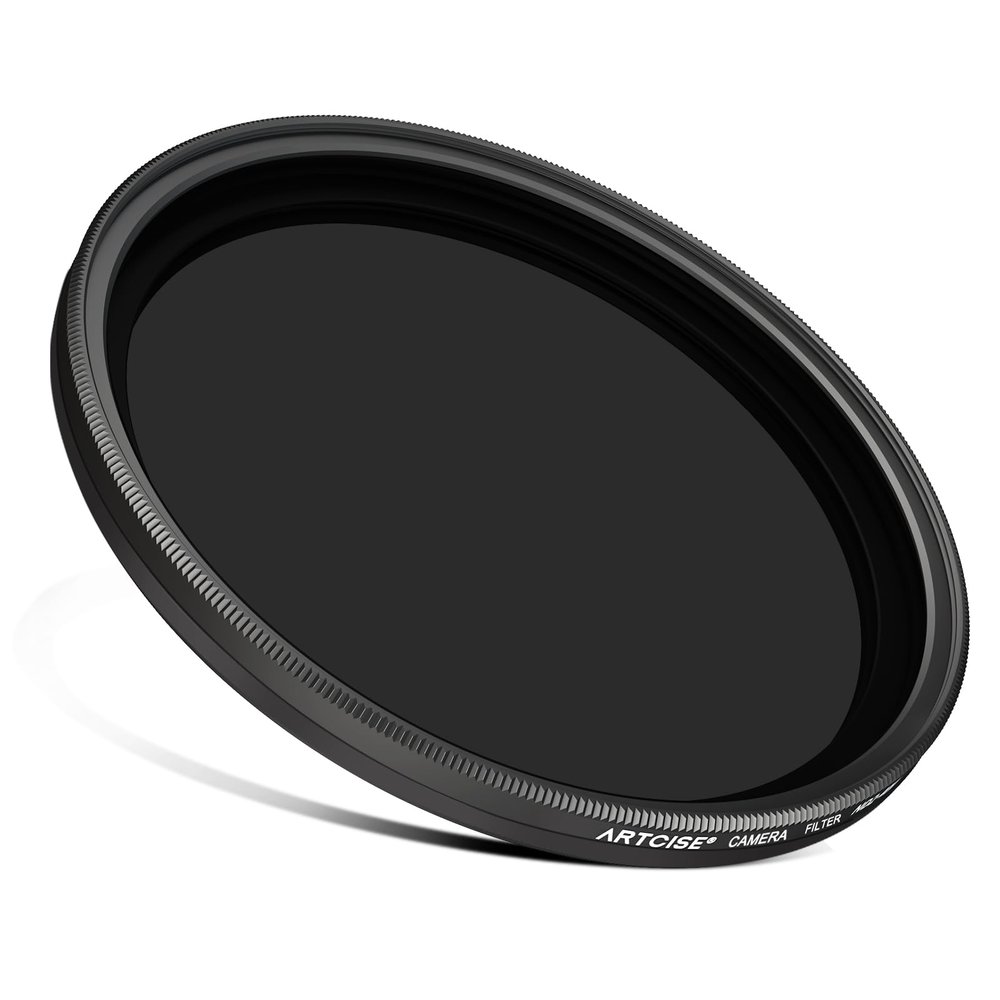 ARTCISE ND2-400 Variable ND Filter HD Optical Glass, Anti-Glare, Ultra-Thin Frame, Precision Threads, Adjustable Light Reduction for DSLR & Mirrorless Cameras (67mm)
