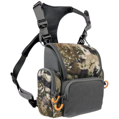 Breathable Binocular Harness, Adjustable Chest Pack with Multi-Pocket Waterproof for Hunting Men Women(Camouflage)