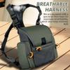 Breathable Binocular Harness, Adjustable Chest Pack with Multi-Pocket Waterproof for Hunting Men Women(Camouflage) view 4
