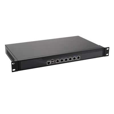 Firewall, VPN, 19 Inch 1U Rackmount, OPNsense, Network Appliance, Router PC, Pentium B950 B960, RS11, 6 x Gigabit LAN, 2 x USB, COM, VGA, Fan, 0 RAM, 0 Storage, Barebone No System