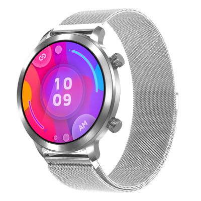 bemi Smart Watch for Women, Smartwatch Compatible Android and iOS Phone, Answer/Make Calls, Fitness Tracker/Step Counter/Running Watch, Sleep/Heart Rate Monitor, 100 Sports, IP68 Waterproof, Silver