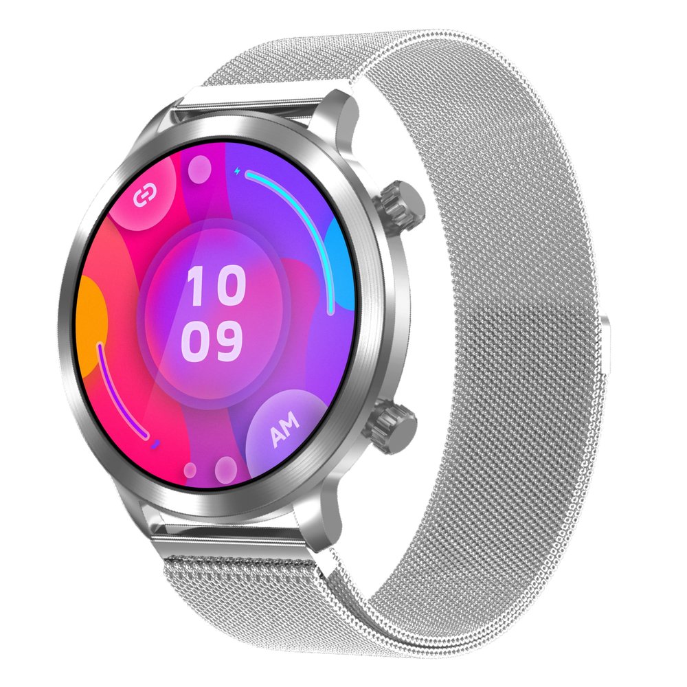 bemi Smart Watch for Women, Smartwatch Compatible Android and iOS Phone, Answer/Make Calls, Fitness Tracker/Step Counter/Running Watch, Sleep/Heart Rate Monitor, 100 Sports, IP68 Waterproof, Silver